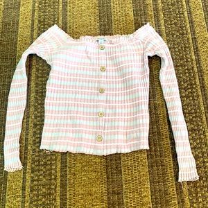 Orange kiss crop top